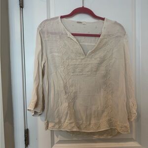 Elegant Gap Cream Women's Top